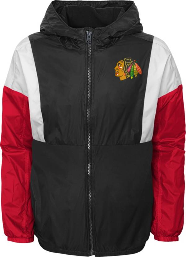 NHL Youth Chicago Blackhawks Stadium Red Windbreaker Jacket product image