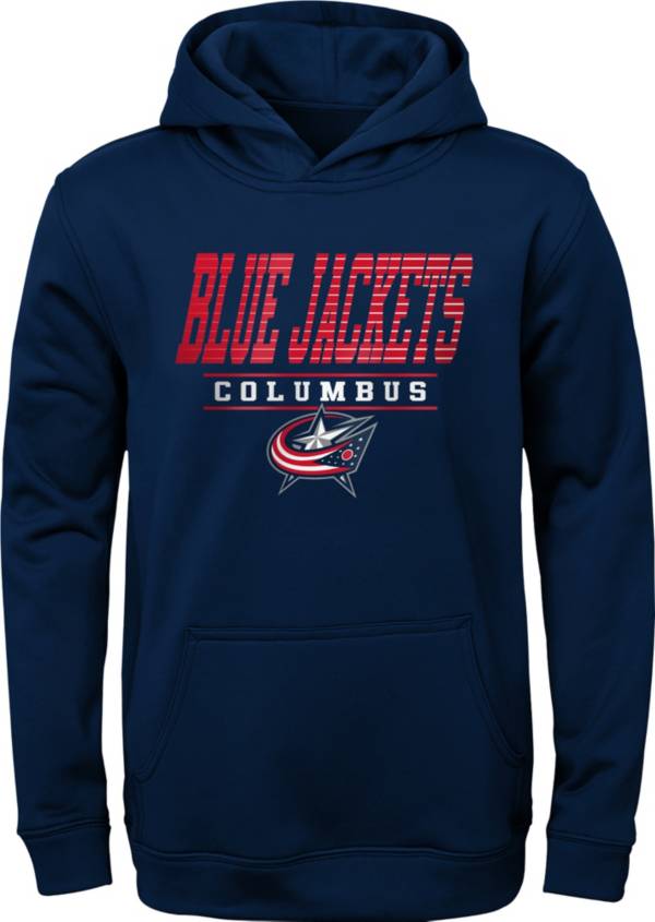 NHL Youth Columbus Blue Jackets Winning Streak Navy Pullover Hoodie