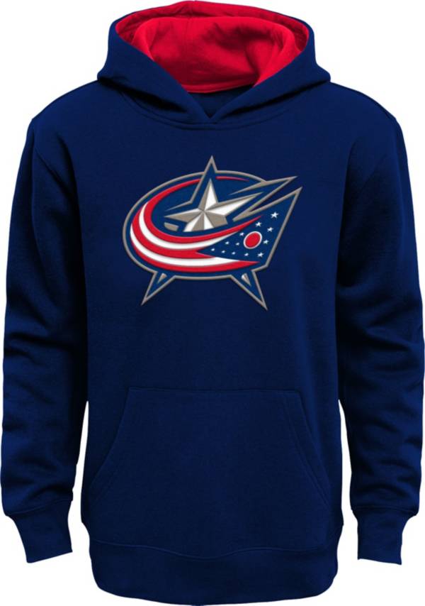 NHL Youth Columbus Blue Jackets Prime Red Pullover Hoodie