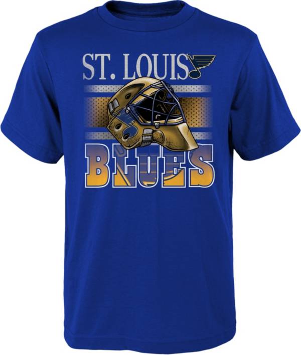 NHL Youth St. Louis Blues Helmet Head Royal T-Shirt product image