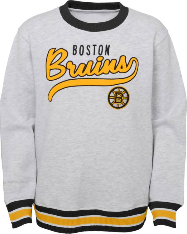 NHL Youth Boston Bruins Legends Heather Grey Pullover Sweatshirt product image