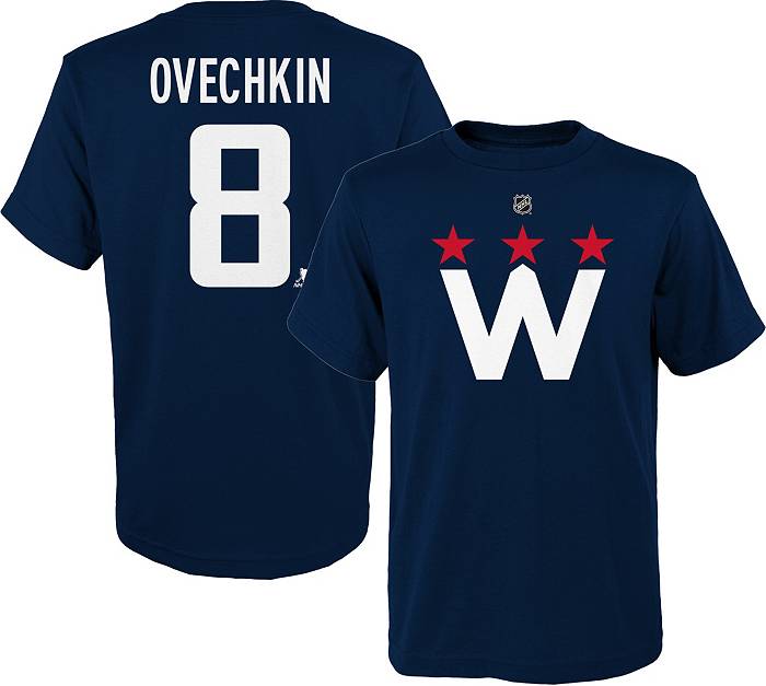 Youth Washington Capitals Alexander Ovechkin White Player Marked T