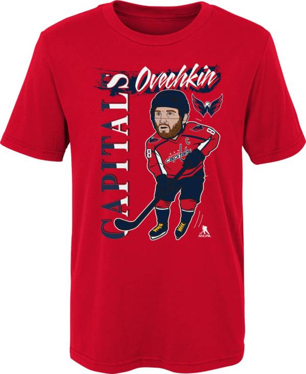 NHL Youth Washington Capitals Alex Ovechkin #8 Red T-Shirt | Dick's ...