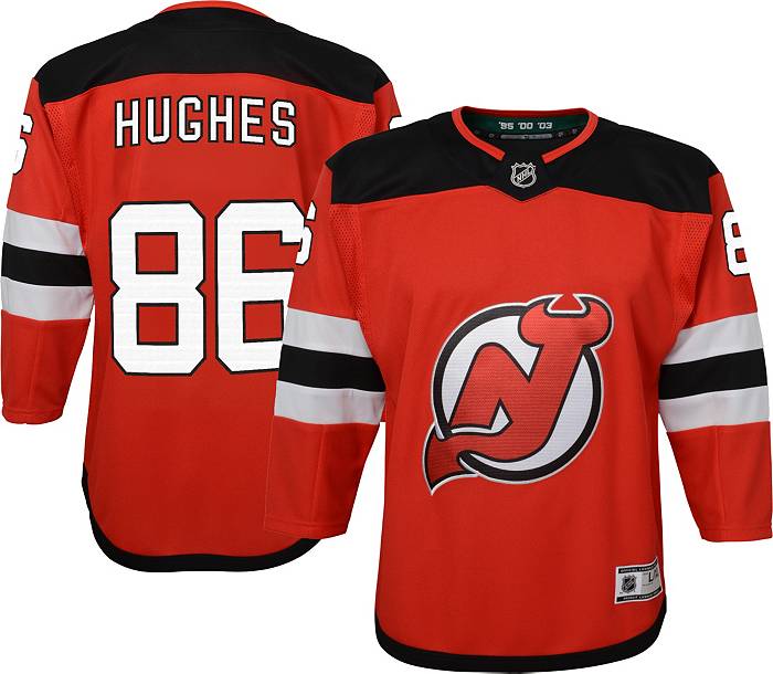 Dick's Sporting Goods NHL Youth New Jersey Devils Jack Hughes #86 Red T- Shirt