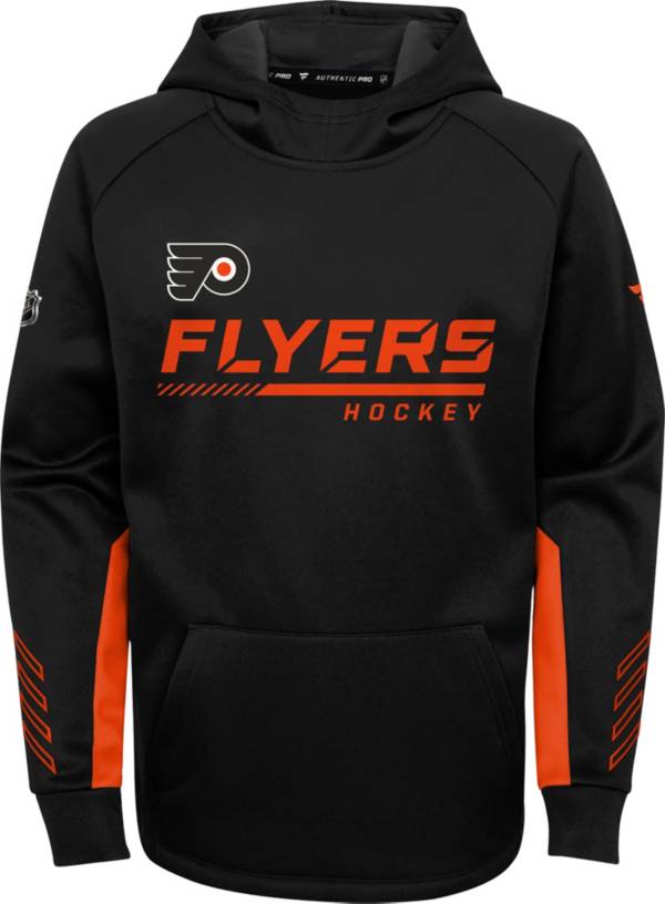 NHL Youth Philadelphia Flyers Authentic Pro Black Pullover Hoodie