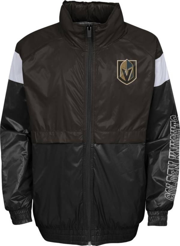 NHL Youth Las Vegas Golden Knights Goal Line Black Windbreaker Jacket product image