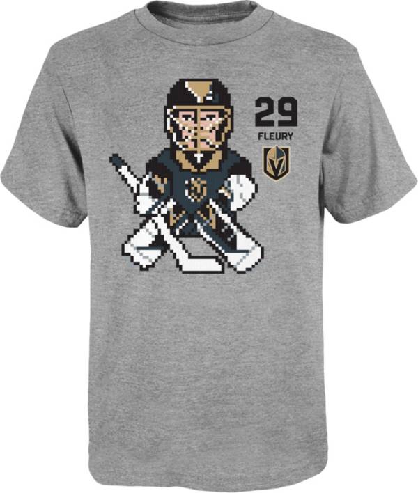 NHL Youth Las Vegas Golden Knights Marc-Andre Fleury #29 Pixel Grey T-Shirt product image