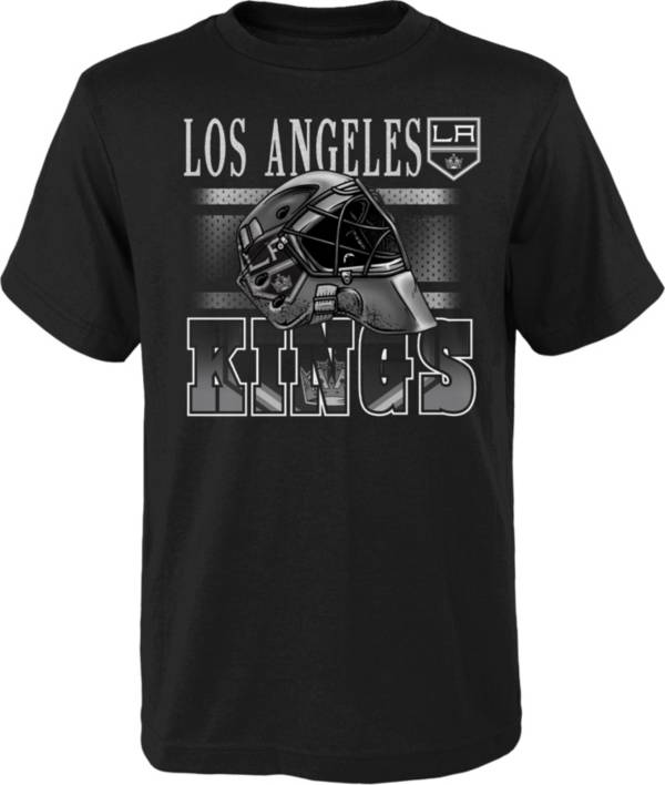 NHL Youth Los Angeles Kings Helmet Head Black T-Shirt product image