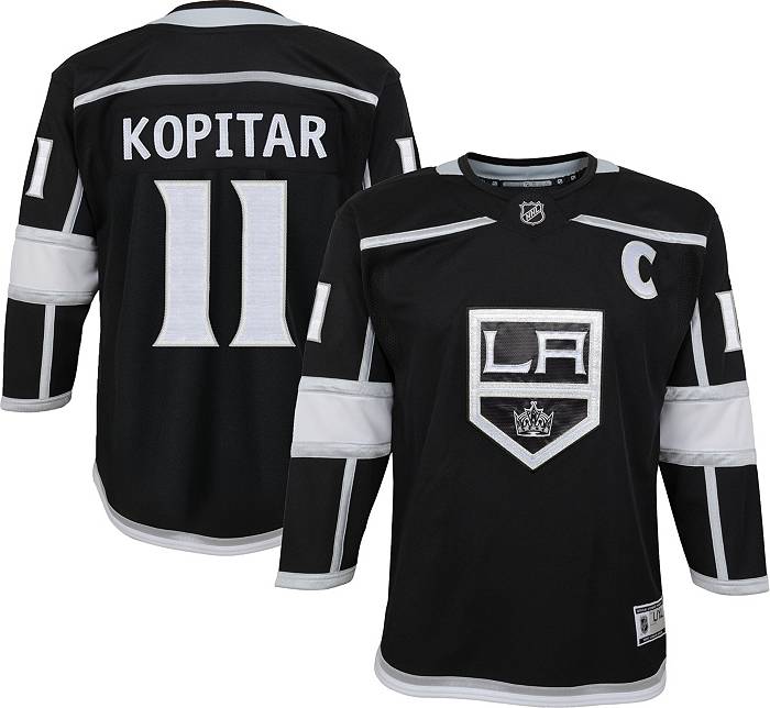 Outerstuff Youth NHL Los Angeles Kings Anze Kopitar #11 Premier Home Jersey - S/M - S/M