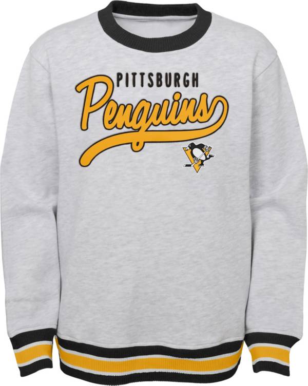 NHL Youth Pittsburgh Penguins Legends Heather Grey Pullover Sweatshirt product image
