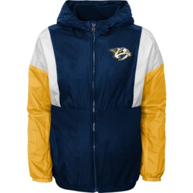 sorry, NHL Youth Nashville Predators Stadium Navy Windbreaker Jacket is currently out of stock