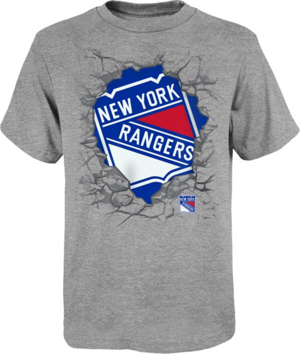 NHL Youth New York Rangers Breakthrough Grey T-Shirt product image