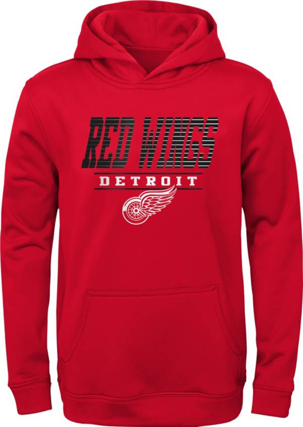 NHL Youth Detroit Red Wings Winning Streak Red Pullover Hoodie