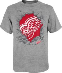 Dick's Sporting Goods NHL Detroit Red Wings Prime Authentic Pro Black T- Shirt