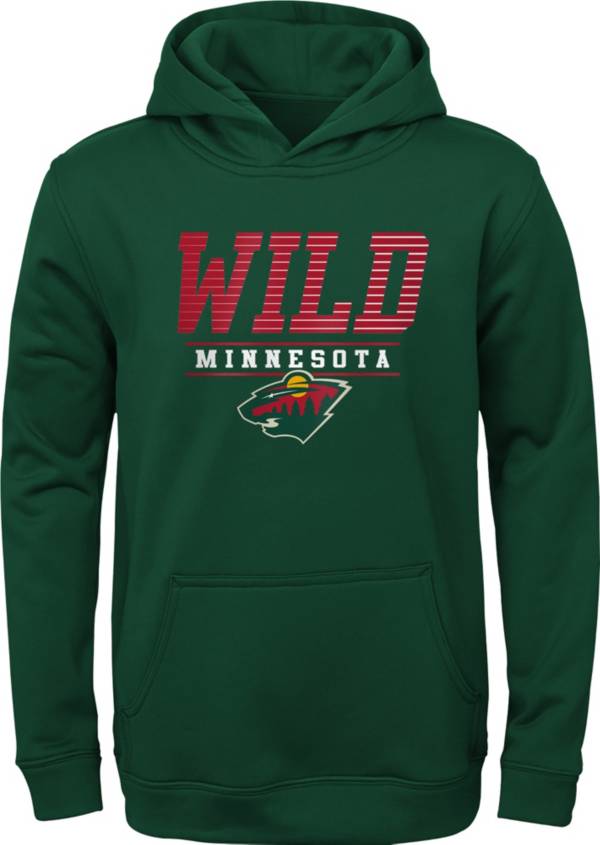 NHL Youth Minnesota Wild Winning Streak Green Pullover Hoodie