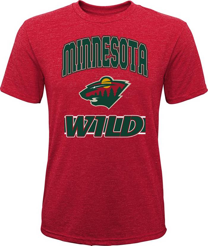 NHL Youth Minnesota Wild Kirill Kaprizov #97 Green T-Shirt