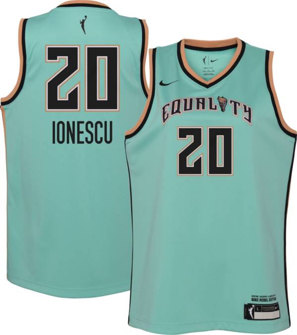 Nike Youth New York Liberty Sabrina Ionescu Replica Rebel Jersey Dick