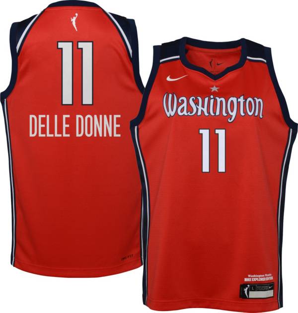 Nike Youth Washington Mystics Elena Delle Donne Replica Explorer Jersey ...