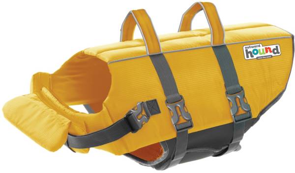 Outward Hound Dog Granby Splash Life Jacket Sz Medium Orange 22020 30-55 lb