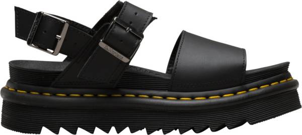 Dr martens voss black best sale hydro leather