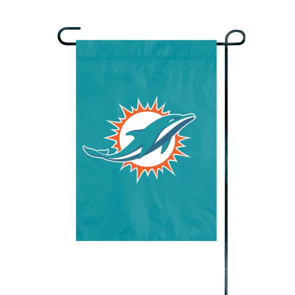 Miami Dolphins Garden Flag and Mailbox Flag Pole Mount - State