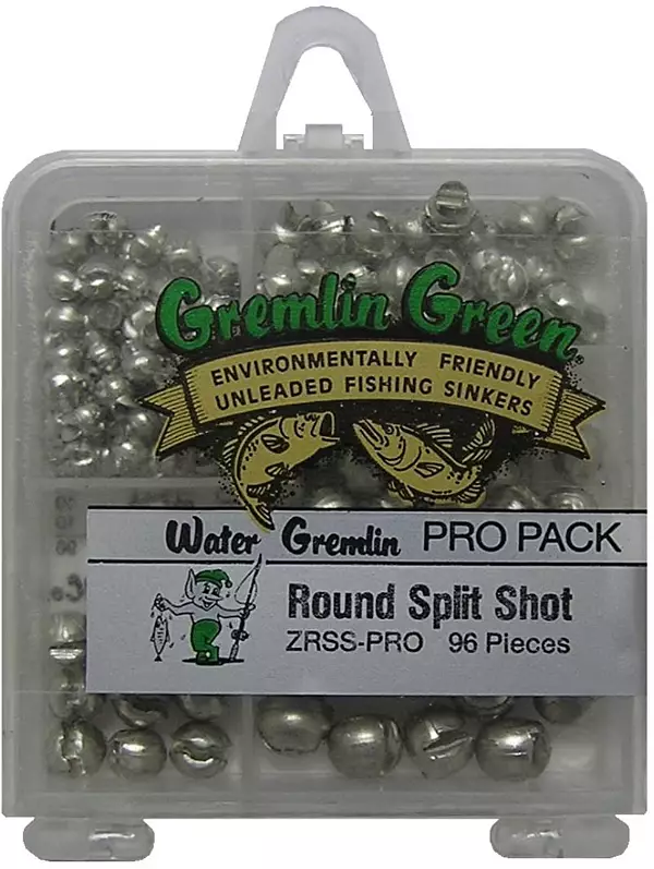 Water Gremlin Green/Tin Removable Split Shot Pro Pack