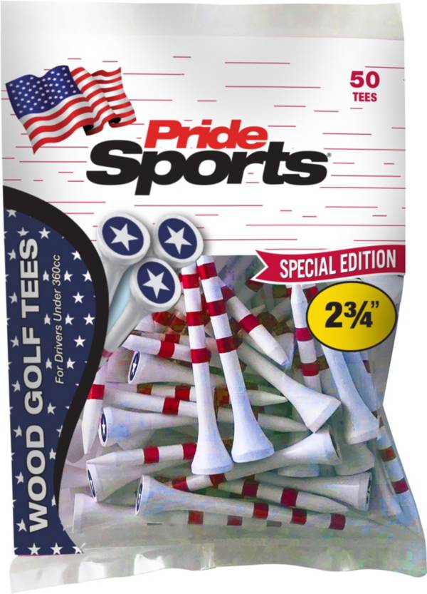 Pride 2.75" Stars and Stripes Special Edition Tees - 50 Pack product image