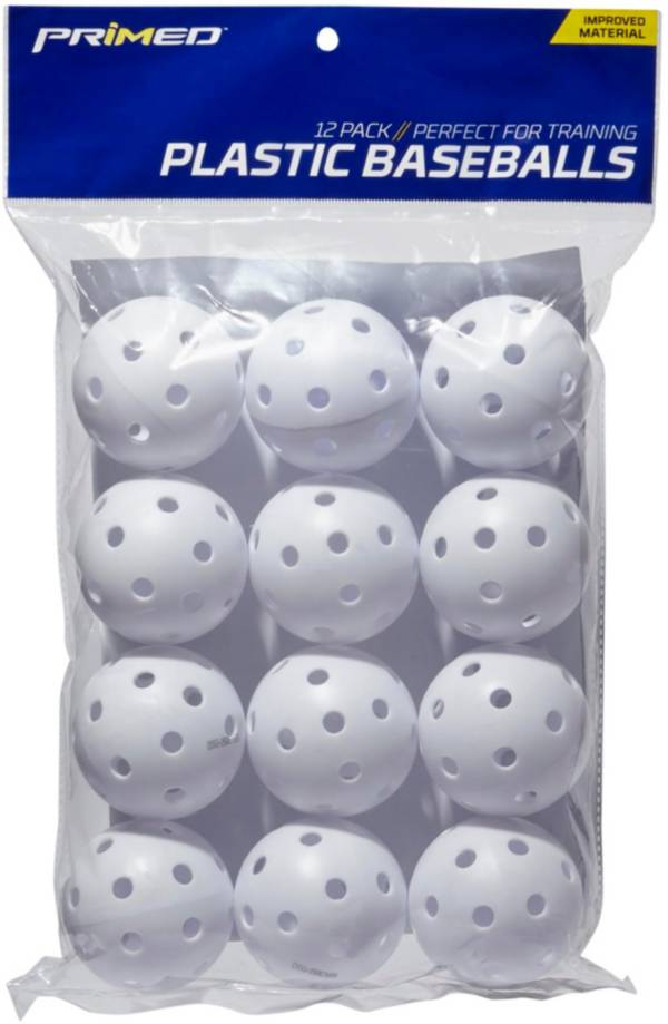 PRIMED Plastic Training Baseballs 12 Pack Dick's Sporting Goods