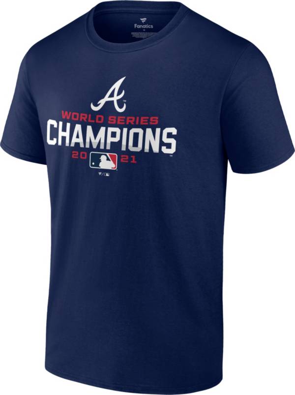 MLB 2021 World Series Champions Atlanta Braves Logo T-Shirt