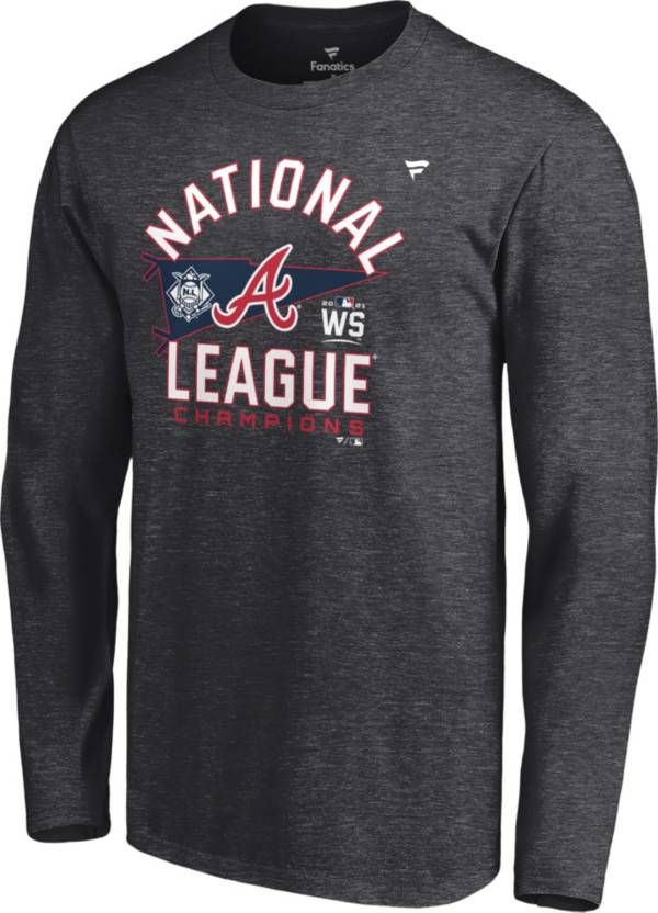 MLB 2021 National League Champions Atlanta Braves Locker Room Long Sleeve T-Shirt