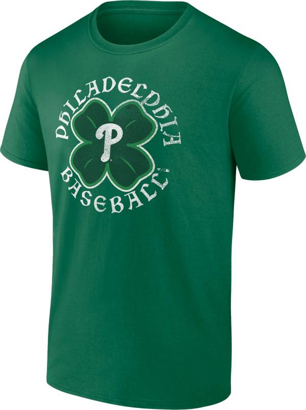 MLB Men's Philadelphia Phillies Green Celtic T-Shirt