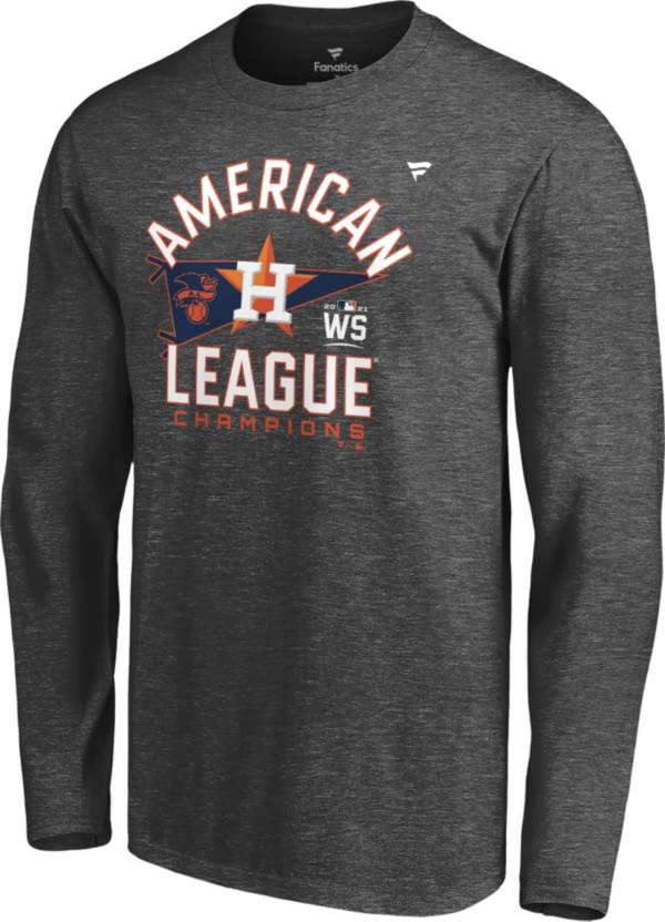 MLB 2021 American League Champions Houston Astros Locker Room Long Sleeve T-Shirt