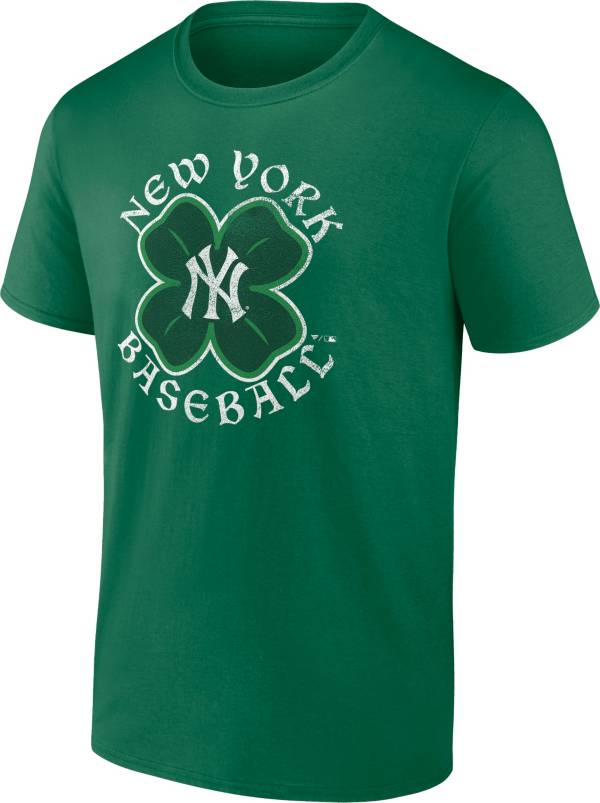 MLB Men's New York Yankees Green Celtic T-Shirt