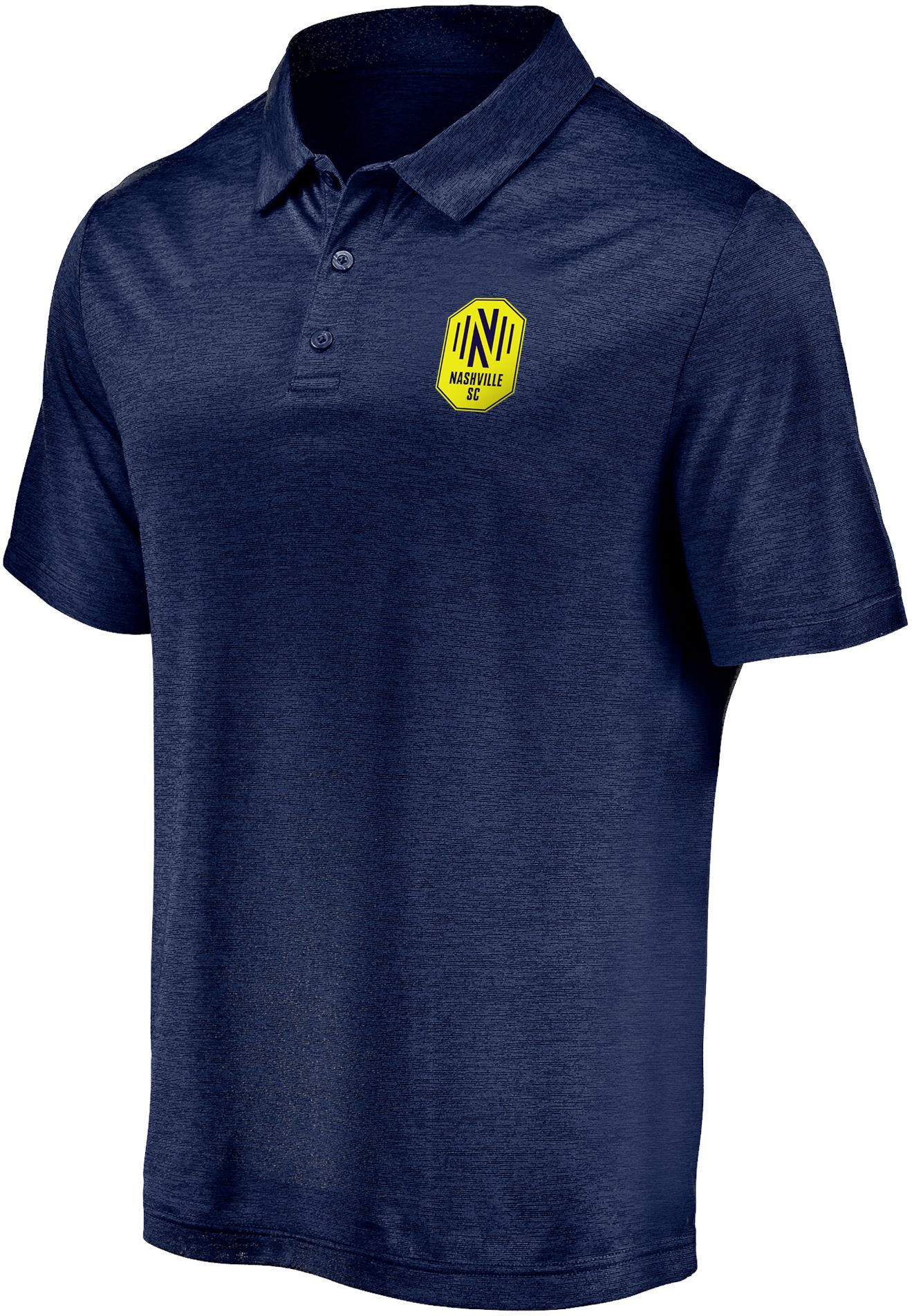 MLS Nashville SC Primary Logo Navy Polo