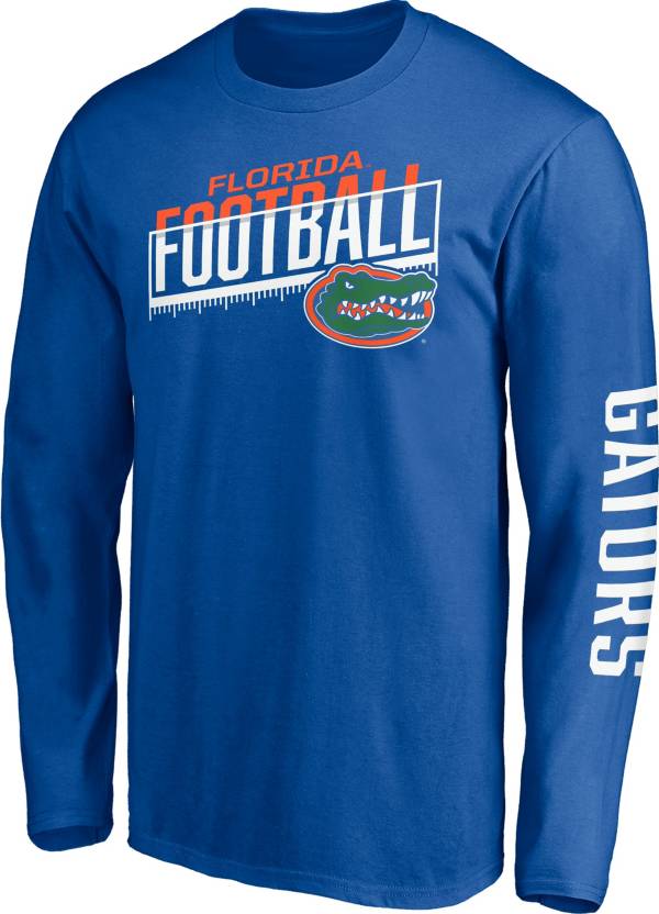 NCAA Men's Florida Gators Blue Long Sleeve Football T-Shirt product image