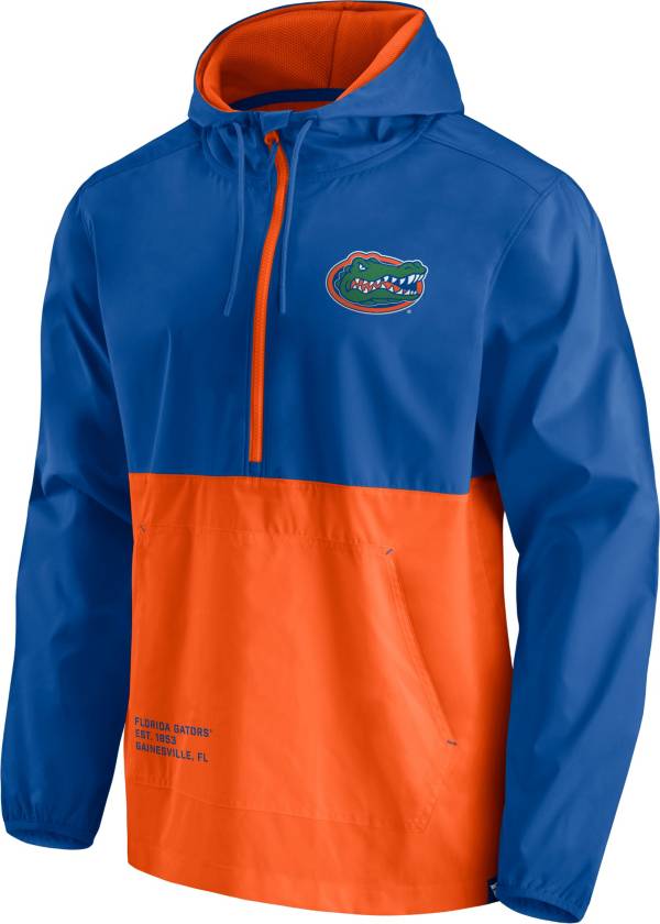 NCAA Men's Florida Gators Blue Quarter-Zip Pullover Anorak