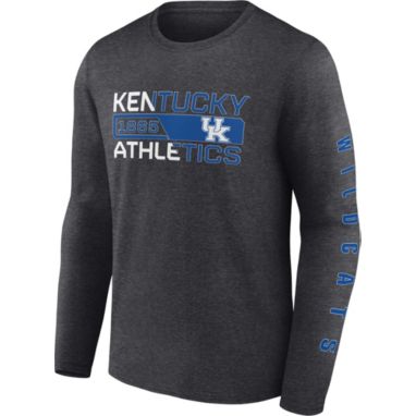 sorry, NCAA Men's Kentucky Wildcats Grey Iconic Broad Jump Long Sleeve T-Shirt is currently out of stock