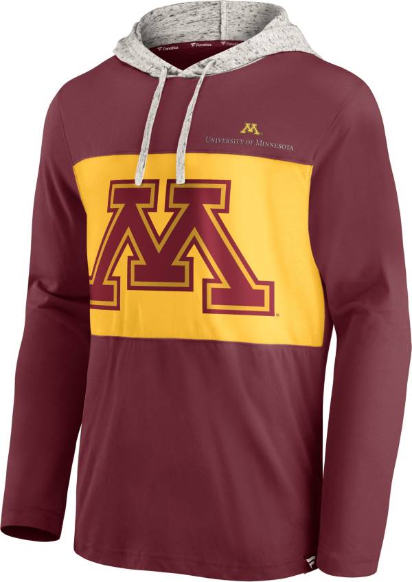 NCAA Men's Minnesota Golden Gophers Maroon Long Sleeve Hooded T-Shirt