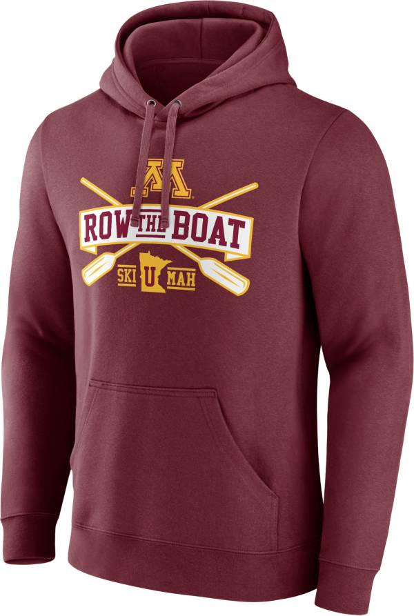 NCAA Men's Minnesota Golden Gophers Maroon 'Row The Boat' Pullover Hoodie