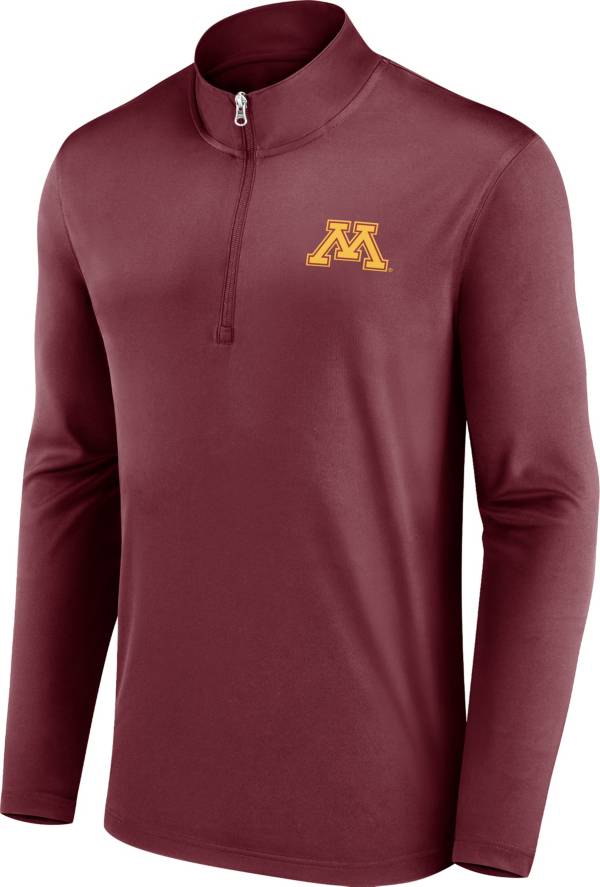 NCAA Men's Minnesota Golden Gophers Maroon Quarter-Zip Pullover Shirt