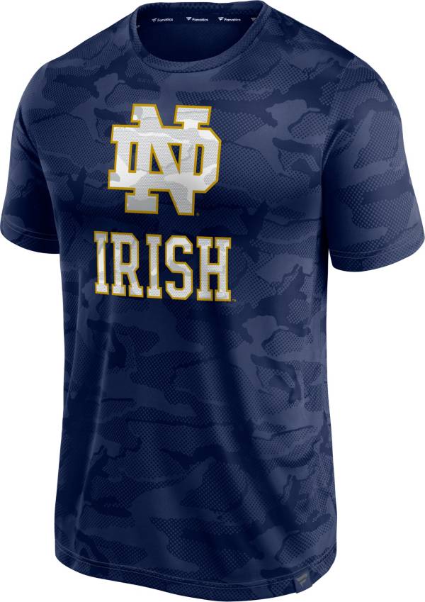 NCAA Men's Notre Dame Fighting Irish Navy Camo T-Shirt