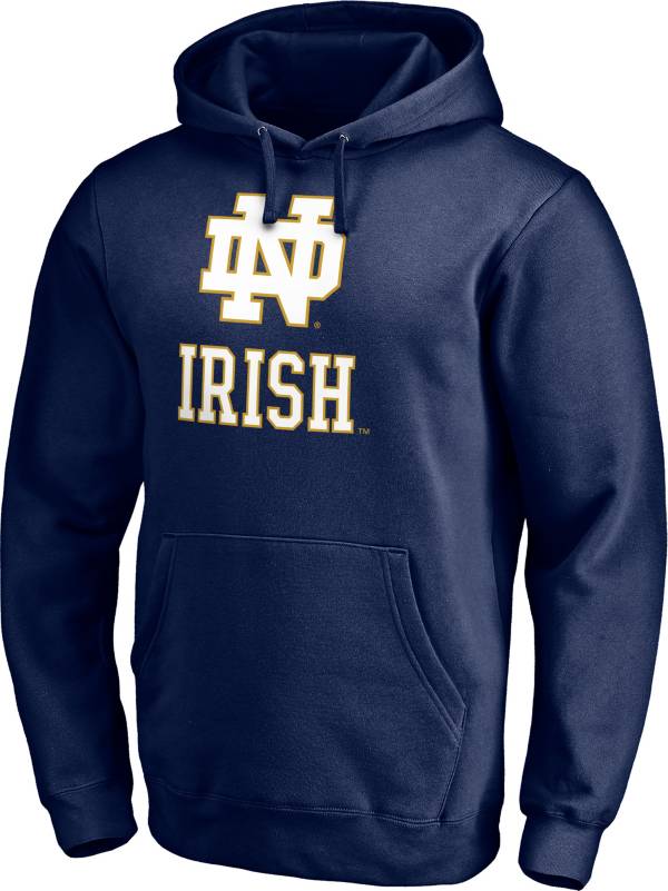 NCAA Men's Notre Dame Fighting Irish Navy Pullover Hoodie