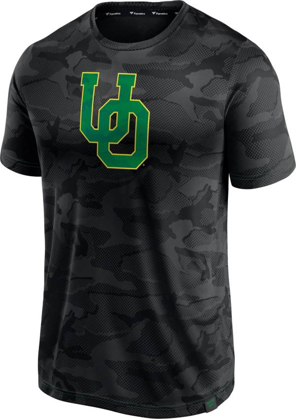 NCAA Men's Oregon Ducks Black Camo T-Shirt