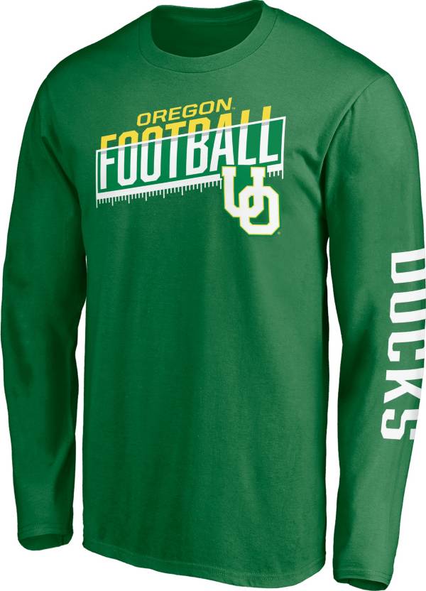 NCAA Men's Oregon Ducks Green Long Sleeve Football T-Shirt product image