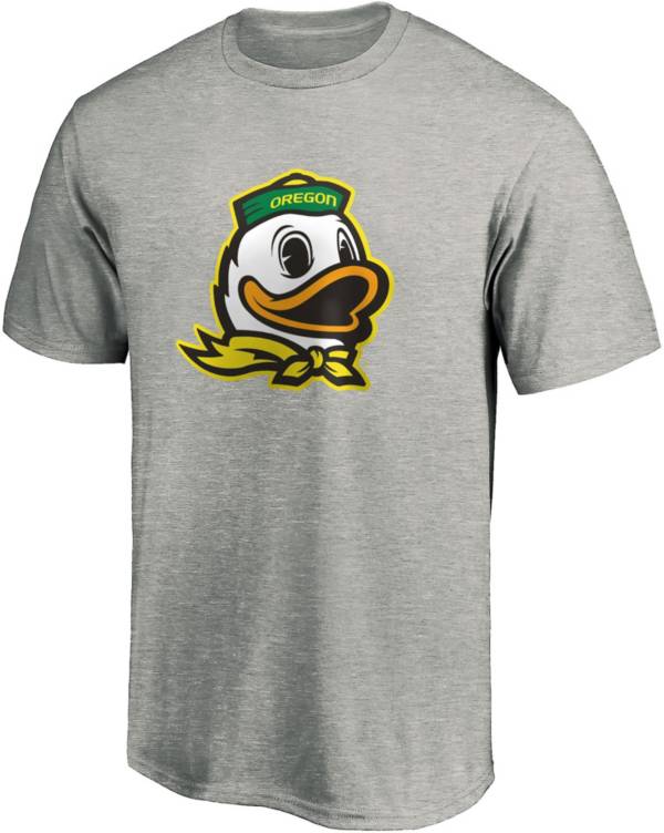 NCAA Men's Oregon Ducks Grey Cotton T-Shirt