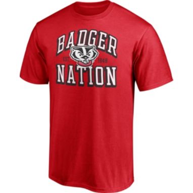 sorry, NCAA Men's Wisconsin Badgers Red Cotton T-Shirt is currently out of stock
