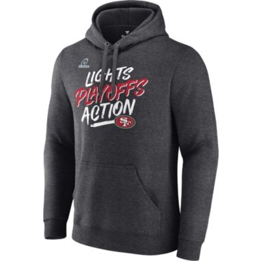 sorry, NFL Men's San Francisco 49ers 2021 Lights Playoffs Action Charcoal Heather Hoodie is currently out of stock