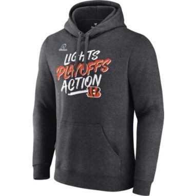 sorry, NFL Men's Cincinnati Bengals 2021 Lights Playoffs Action Charcoal Heather Hoodie is currently out of stock