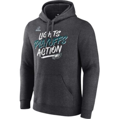 sorry, NFL Men's Philadelphia Eagles 2021 Lights Playoffs Action Charcoal Heather Hoodie is currently out of stock
