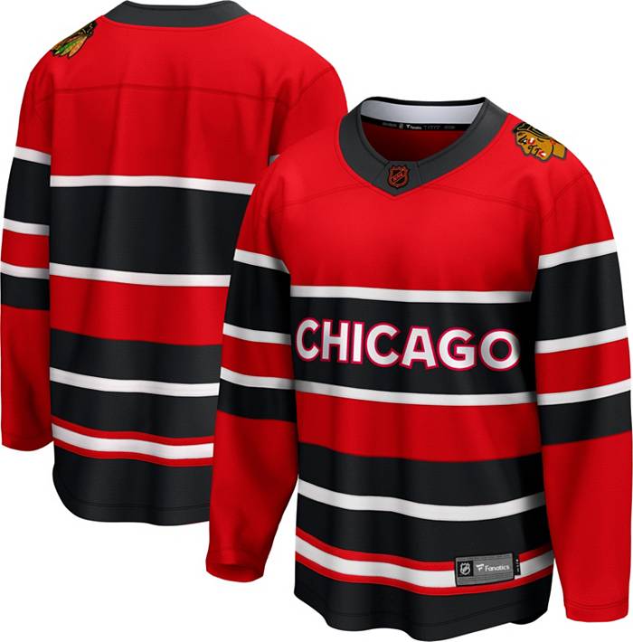 Chicago Blackhawks Fanatics Branded Youth Home Replica Blank Jersey - Red